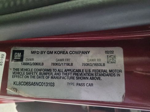 Used 2022 Chevrolet Spark LT image 33