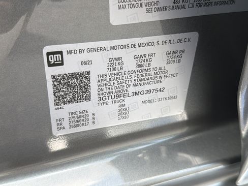 Certified 2021 GMC Sierra 1500 Denali AWD/4WD image 32