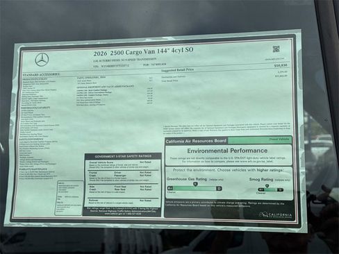 New 2026 Mercedes-Benz Sprinter 144 Cargo image 10