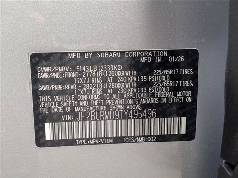New 2026 Subaru Outback Wilderness AWD/4WD image 19