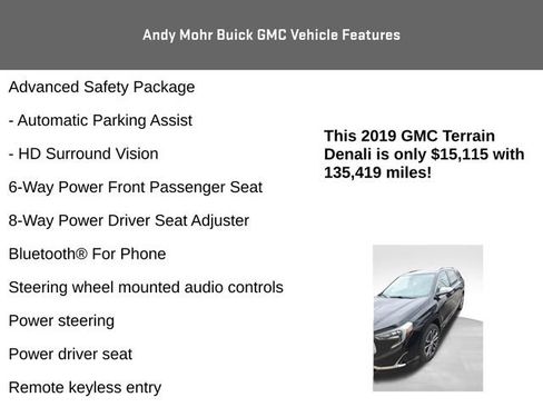 Used 2019 GMC Terrain Denali w/ Advanced Safety Package image 16