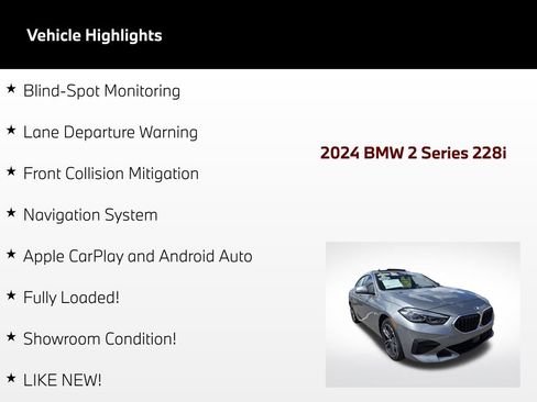 Used 2024 BMW 228i Gran Coupe FWD image 4