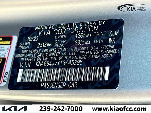 New 2026 Kia K5 GT-Line w/ GT-Line Red Interior Package FWD image 39