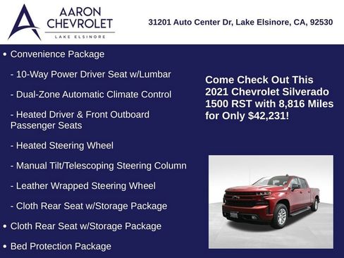 Used 2021 Chevrolet Silverado 1500 RST w/ Z71 Off-Road Package image 25