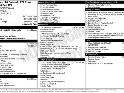 Used 2020 Chevrolet Colorado Z71 AWD/4WD image 3