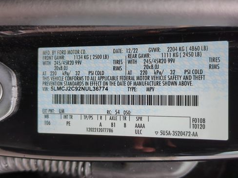 Used 2022 Lincoln Corsair Reserve FWD image 35