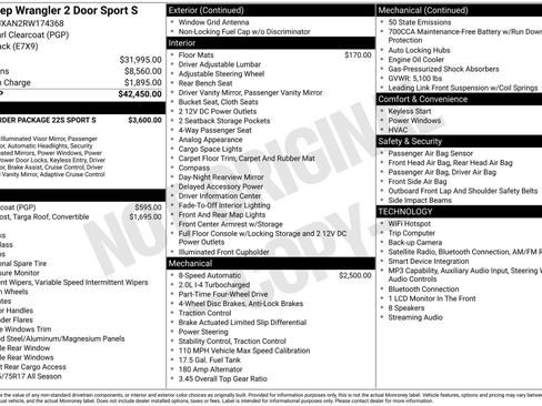 Used 2024 Jeep Wrangler Sport AWD/4WD image 19