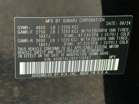 Certified 2025 Subaru Outback Onyx Edition image 27