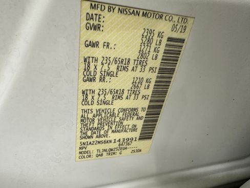 Used 2019 Nissan Murano SV image 38