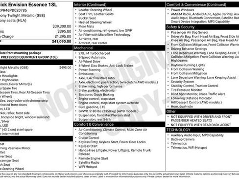 Used 2023 Buick Envision Essence image 6