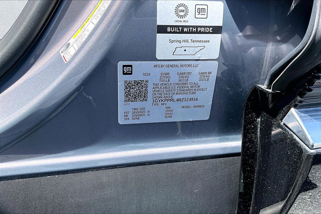 Certified 2024 Cadillac Lyriq Luxury w/ LPO, Floor Liner Package AWD/4WD image 14