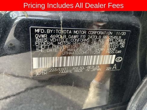 Used 2021 Lexus IS 300 w/ Accessory Package 2 RWD image 36