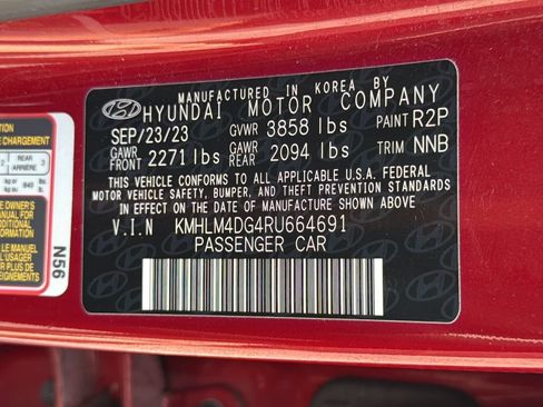 Certified 2024 Hyundai Elantra SEL FWD image 44