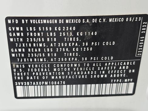 Used 2023 Volkswagen Tiguan SE FWD image 35