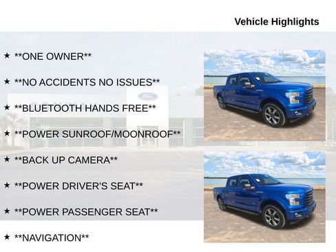 Used 2017 Ford F150 XLT w/ Equipment Group 302A Luxury image 3