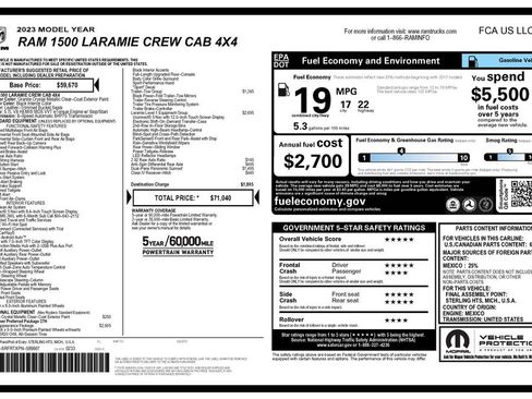 Used 2023 RAM 1500 Laramie AWD/4WD image 4