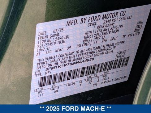 New 2025 Ford Mustang Mach-E Premium image 20
