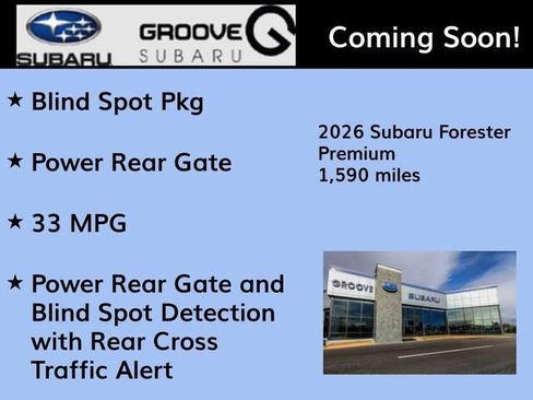 Used 2026 Subaru Forester Premium AWD/4WD image 2