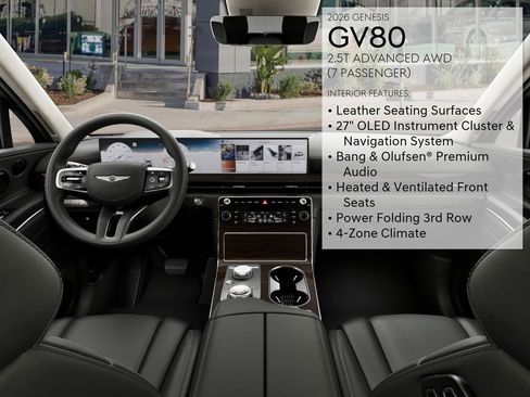 New 2026 Genesis GV80 2.5T Advanced image 21
