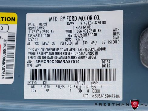 Used 2021 Ford Bronco Sport Badlands w/ Badlands Package AWD/4WD image 47