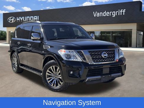 Used 2019 Nissan Armada Platinum w/ Captain's Chairs Package image 1