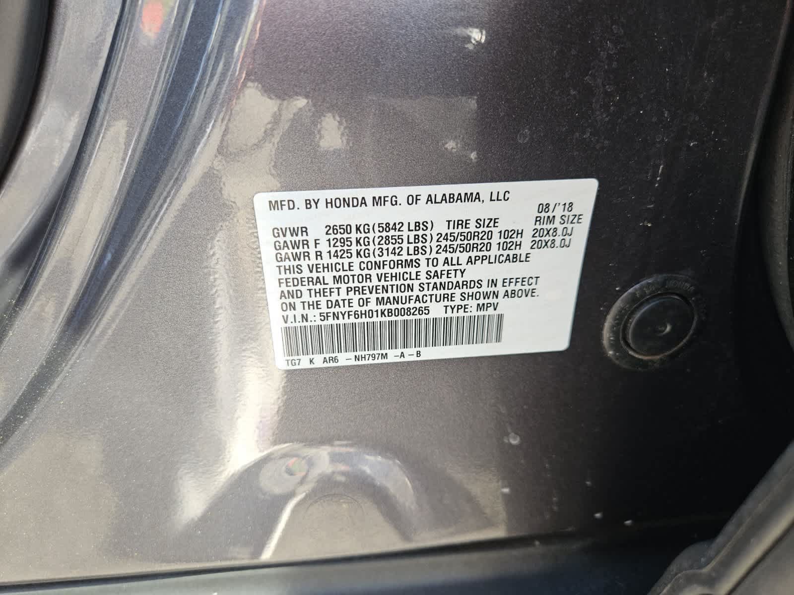 Used 2019 Honda Pilot Elite image 34