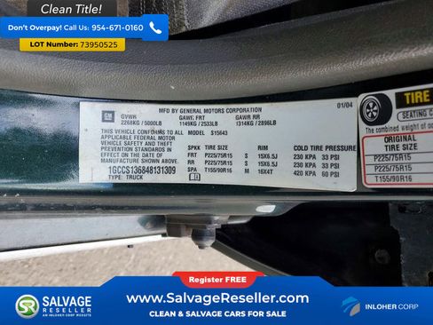 Used 2004 Chevrolet Colorado LS w/ Power Convenience Package image 16