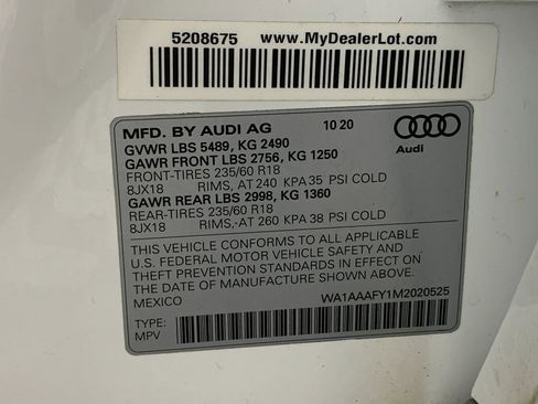 Used 2021 Audi Q5 Premium w/ Convenience Package AWD/4WD image 13