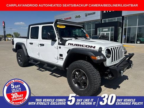 Used 2022 Jeep Gladiator Rubicon w/ Cold Weather Group AWD/4WD image 1