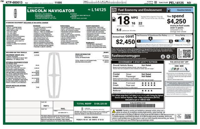 Used 2023 Lincoln Navigator L Reserve AWD/4WD image 30