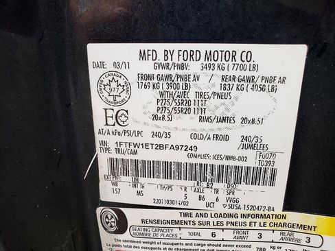 Used 2011 Ford F150 XLT w/ XTR Pkg image 12