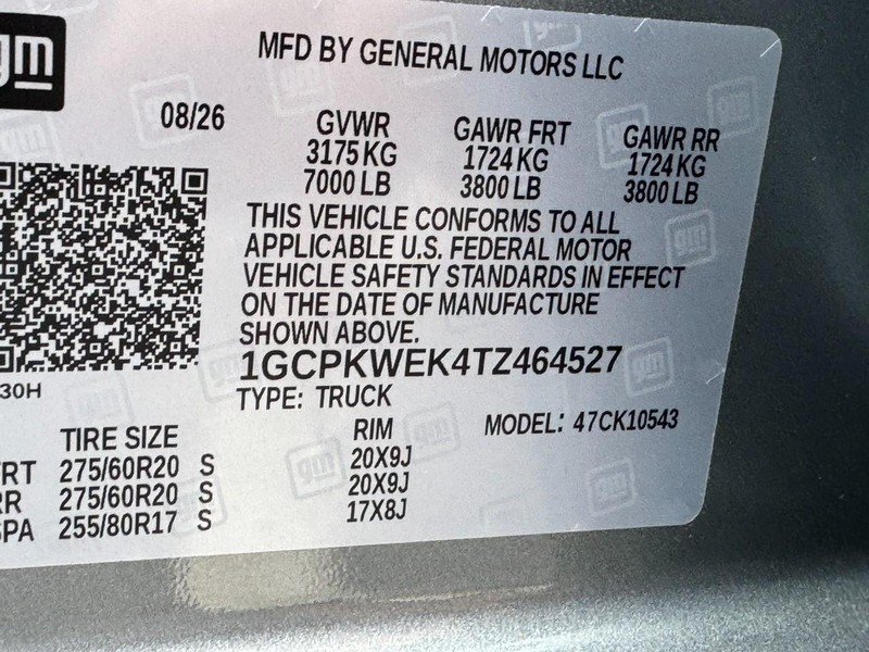 New 2026 Chevrolet Silverado 1500 RST w/ RST Select Package AWD/4WD image 15