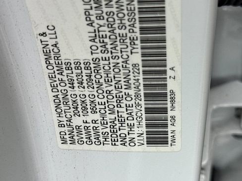 Certified 2022 Honda Accord Sport image 27