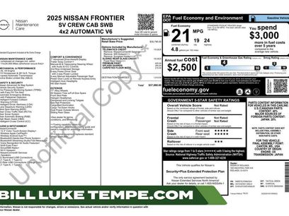 Used 2025 Nissan Frontier SV