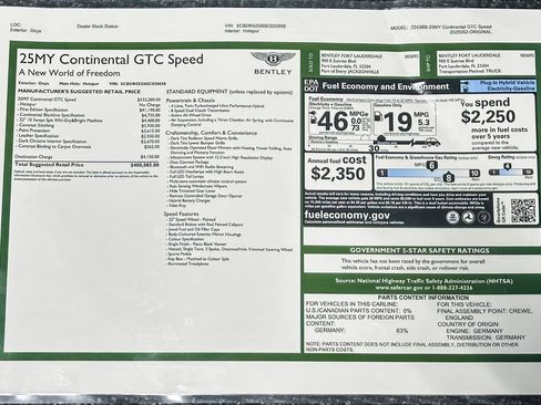 Used 2025 Bentley Continental GT Speed image 88