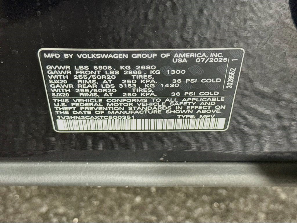 Used 2026 Volkswagen Atlas SE AWD/4WD image 39