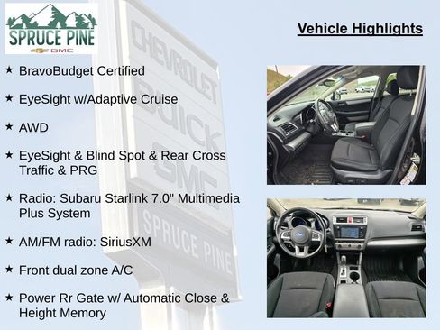 Used 2017 Subaru Outback 2.5i Premium AWD/4WD image 8
