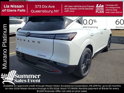 New 2026 Nissan Murano Platinum w/ Cargo Package AWD/4WD image 3