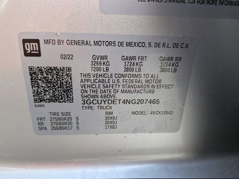 Used 2022 Chevrolet Silverado 1500 LT w/ Z71 Off-Road Package AWD/4WD image 27