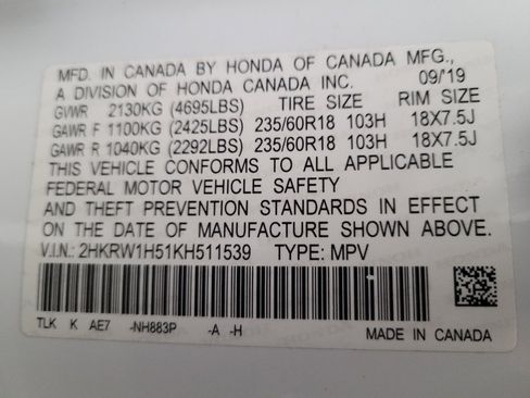 Used 2019 Honda CR-V EX image 33