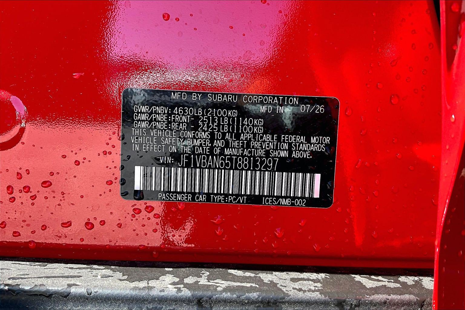 New 2026 Subaru WRX Limited AWD/4WD image 12