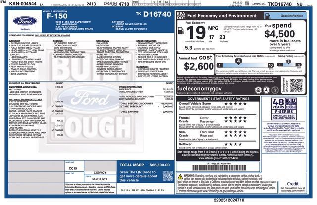 New 2026 Ford F150 XLT w/ Equipment Group 302A MID AWD/4WD image 36