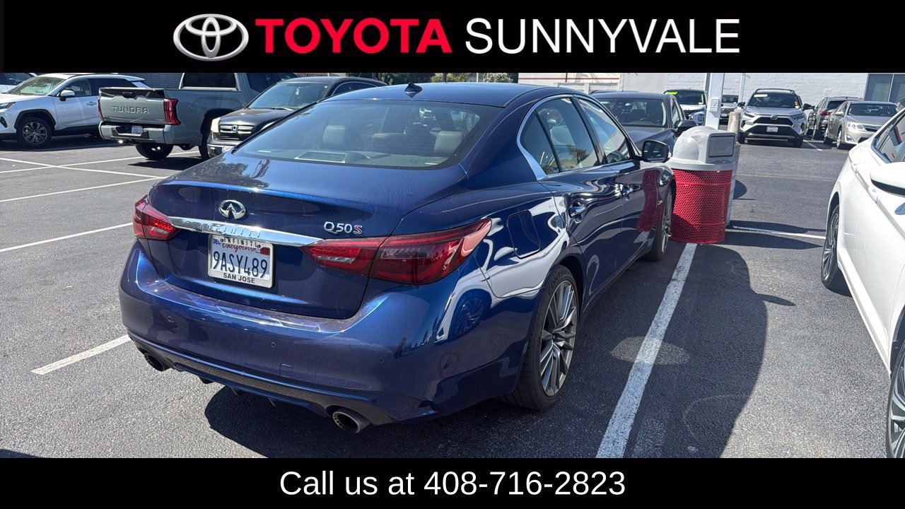 Used 2020 INFINITI Q50 Red Sport 400 RWD image 2