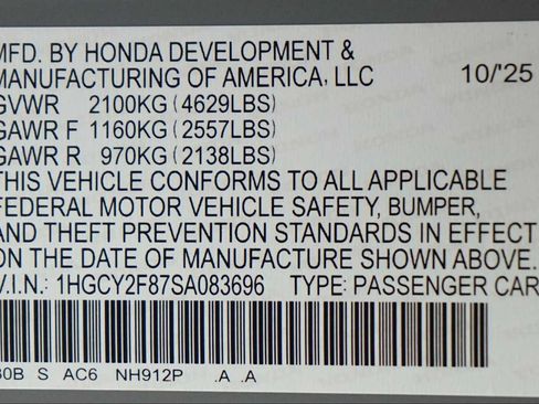 Used 2025 Honda Accord Touring image 30