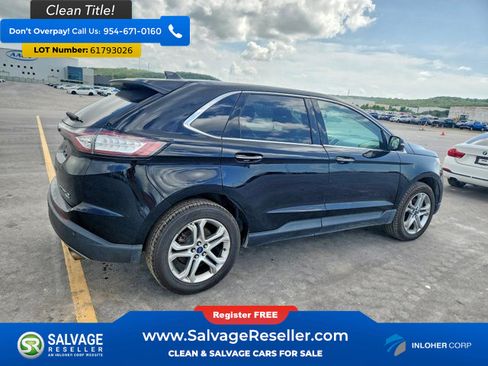Used 2017 Ford Edge Titanium w/ Equipment Group 301A AWD/4WD image 4