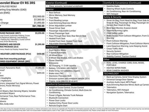 New 2025 Chevrolet Blazer EV RS w/ Super Cruise Package image 17