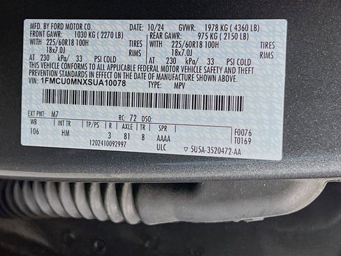 Certified 2025 Ford Escape ST-Line image 35