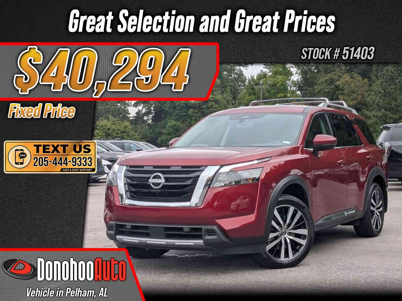 Used 2025 Nissan Pathfinder Platinum w/ Cargo Package FWD image 1