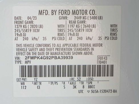 Used 2023 Ford Edge SE w/ Black Appearance Package AWD/4WD image 30