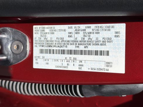 Used 2024 Ford Escape ST-Line FWD image 30